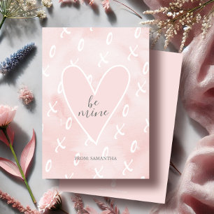 Cute Heart Valentines Card