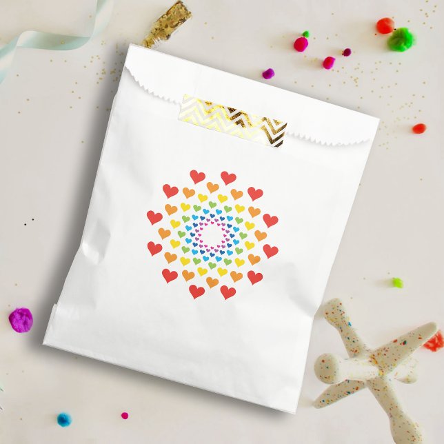 Cute hearts around hearts favour bag (Creator Uploaded)