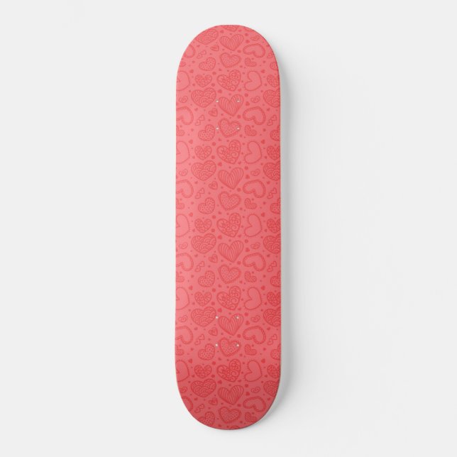 Cute Hearts Skateboard (Front)