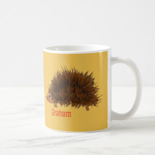Cute Hedgehog add name Coffee Mug