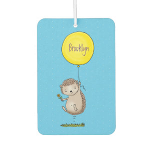 Cute hedgehog and balloon cartoon pattern car air freshener