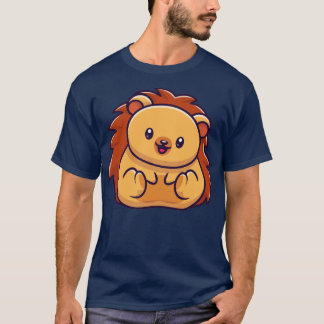 Cute Hedgehog Cartoon T-Shirt