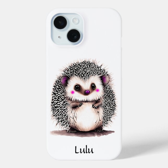 Cute Hedgehog Case-Mate iPhone Case (Back)