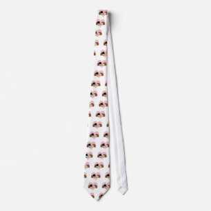 Cute Hedgehog couple Tie