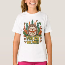 Cute Hedgehog Explorer "Pine For The Wild" Kids 