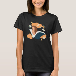 Cute Hedgehog Hedgehog Book Nerd Readers T-Shirt