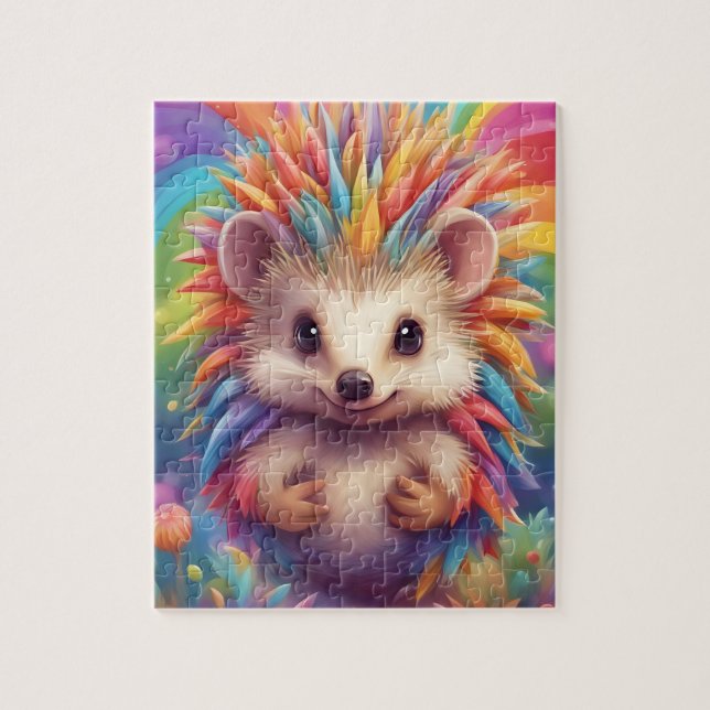 Cute Hedgehog Jigsaw Puzzle (Vertical)