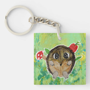 Cute Hedgehog Key Ring