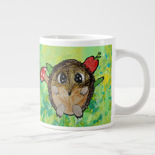 Cute Hedgehog Large Coffee Mug