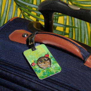 Cute Hedgehog Luggage Tag