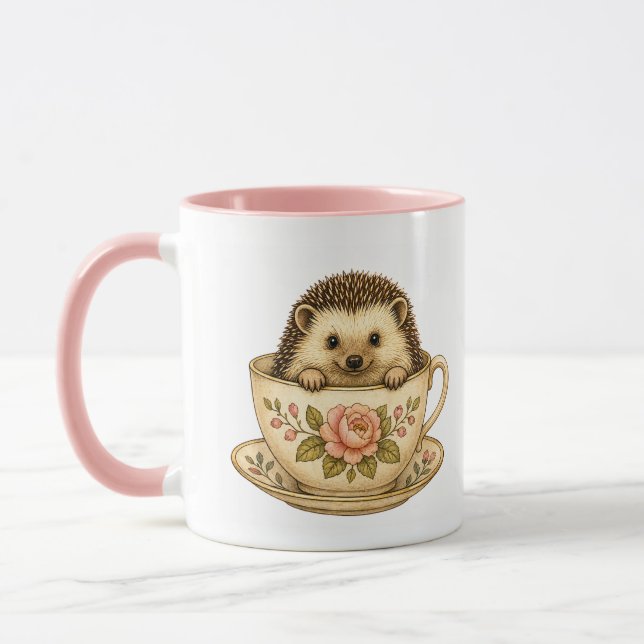 Cute Hedgehog Mug (Left)