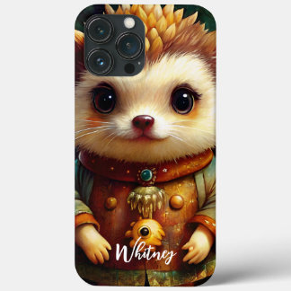 Cute Hedgehog Name iPhone 13 Pro Max Case