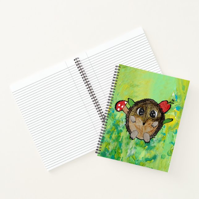 Cute Hedgehog Notebook (Inside)