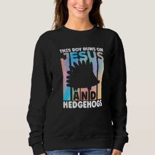Cute Hedgehog Outfit for Hedgehog Lovers Apparel f Sweatshirt