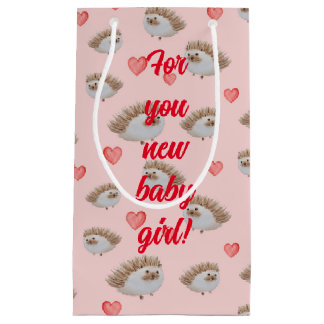 Cute Hedgehog patterned Small Gift Bag