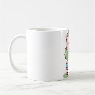 Cute Hedgehog Reading A Book Coffee Mug