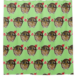 Cute Hedgehog Shower Curtain