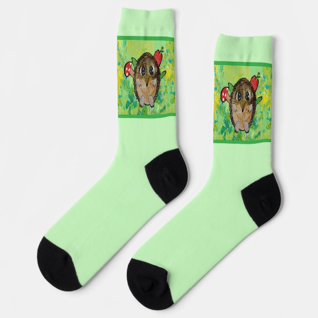Cute Hedgehog Socks (Left)