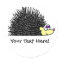 Cute Hedgehog Stickers / Label - Customisable!