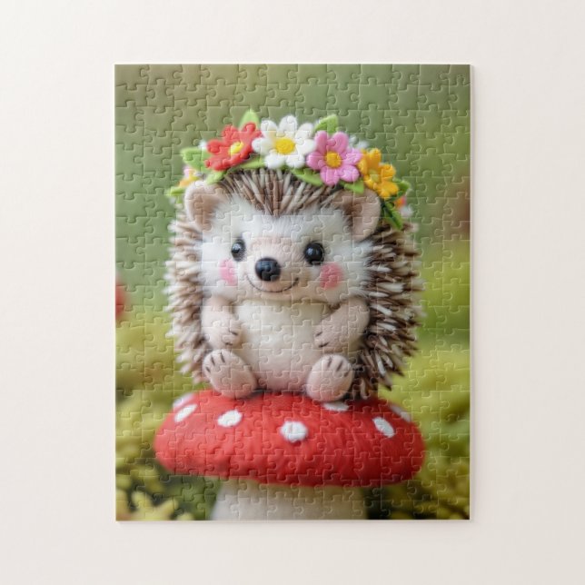 Cute Hedgehog Story Jigsaw Puzzle (Vertical)