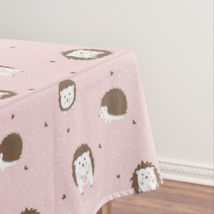 Cute Hedgehog Toalha de mesa Tablecloth