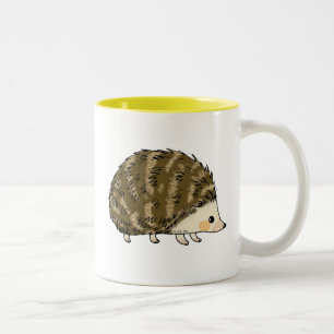 Cute hedgehog Two-Tone coffee mug