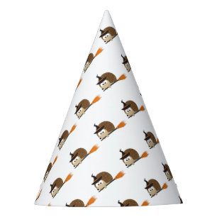 Cute Hedgehog Witch Party Hat