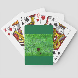Cute Hedgehogs Bluebell Woodland Playing Cards