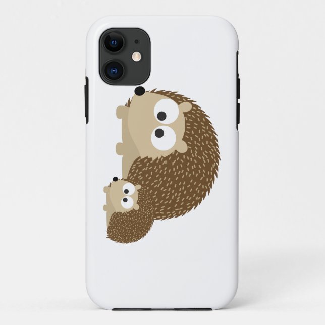 Cute Hedgehogs Case-Mate iPhone Case (Back)