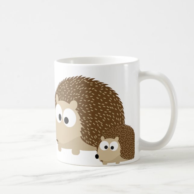 Cute Hedgehogs Coffee Mug (Right)
