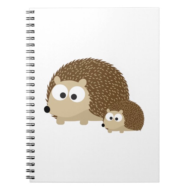 Cute Hedgehogs Notebook (Front)