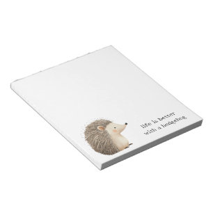 Cute Hedgehogs Notepad