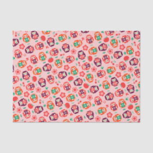 Cute Hedgie Pattern - Birthday Tissue Paper