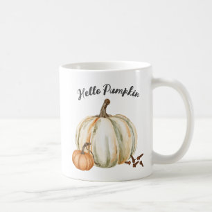 Cute Hello Pumpkin Spice Cosy Fall Coffee Mug