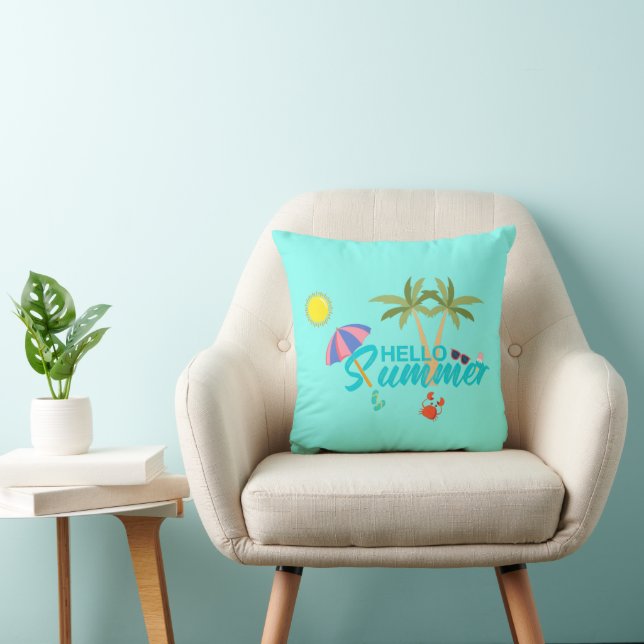 Cute Hello Summer Cushion (Chair)