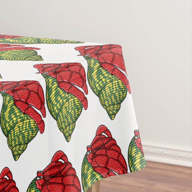 Cute hermit crab cartoon illustration  tablecloth (In Situ)
