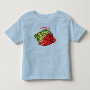Cute hermit crab cartoon illustration toddler T-Shirt