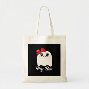 Cute Hey Boo Halloween Tote Bag