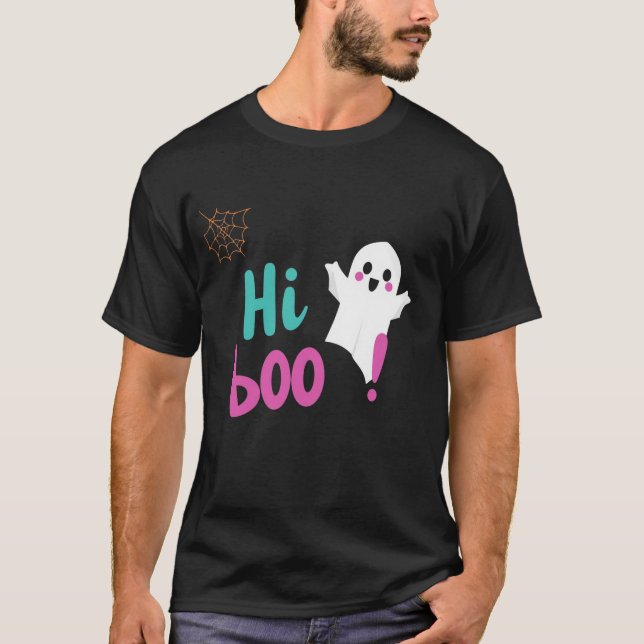 Cute "Hi Boo!" T-Shirt (Front)