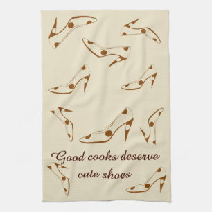 Cute High Heel Shoes Tea Towel