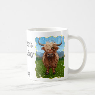 Cute Highland Cow Coffee Mug