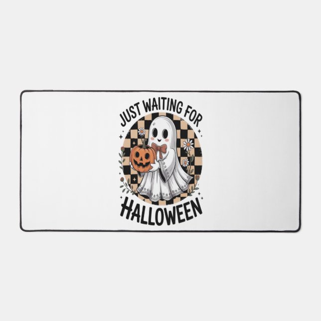 Cute Highland Cow Halloween (2) Desk Mat (Front)