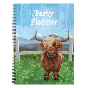 Cute Highland Cow Notebook