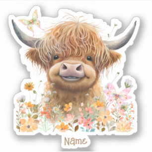 Cute Highland Cow Personalised