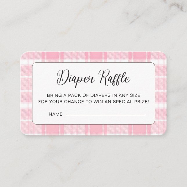 Cute Highland Cow Pink Baby Shower Enclosure Card  (Front)