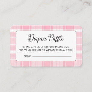 Cute Highland Cow Pink Baby Shower Enclosure Card