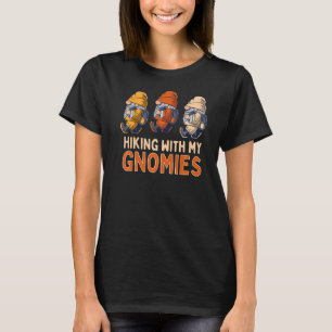 Cute Hiking Gnomes Mountain  Camping  Gnome Pun  1 T-Shirt