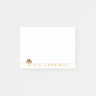 Cute Hippie Cat Personalise Notes