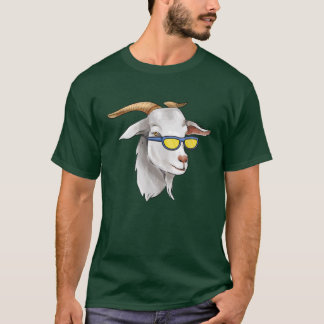 Cute Hippie Goat Head Design Greatest Of All Time T-Shirt