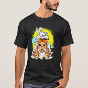 Cute Hippie Style Dove and Peace Sign Hippie T-Shirt
